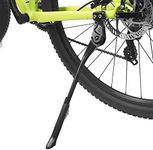 BV Bike Kickstand - Mountain Bike Kick Stand for 24-29" Bicycles - Adjustable Length, Non-Slip Sole, Aluminum Alloy Material - Black Bicycle Kickstand