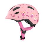 ABUS Smiley 2.0 Kids Helmet - Bike Helmet - for Girls and Boys - Pink, Size M