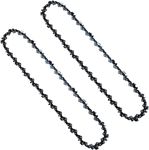 Greenworks Chainsaw Chain 2 Pack for 4-Inch (10cm) Bar -26 Drive Links-Low-Kickback Chain fits Greenworks Mini Chainsaw G24MCS10