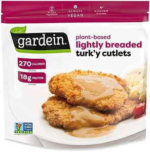 Gardein Lightly Breaded Plant-Based Turk'y Cutlets, Vegan, Frozen, 12.3 oz.