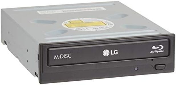 LG Electronics WH16NS40 16X Blu-ray/DVD/CD Multi compatible Internal SATA Rewriter Drive, BDXL, M-DISC Support, Black