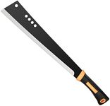 Billhook Machete Brush Clearing Axe Sickle Knife with Carbon Steel Blade Grass Sickle Billhook Machete for Cutting Trees, Hand Harvest Sickle, Weeding Sickle Machete for Yard Work