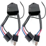 KIRO&SEEU 2pcs LED Negative Converter Polar Negative Switch Harness Profession Reversed Polarity For H4 Replacement Converter,Polarity Converter Box,LED Polarity Converter