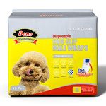 Dono Disposable Male Dog Wraps, Non-Slip Design New Upgrade Male Dog Diaper Puppy Doggy with Super Absorbent Leak-Proof Fit Excitable Urination, Incontinence, or Male Marking