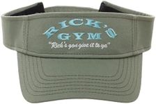 Bioworld Rick & Morty Cartoon Series Rick's Gym Embroidered Green Visor