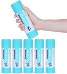 Darice Giant Disappearing Purple Glue Sticks, Large 115-gram Jumbo XL Glue Stick - Dries Clear, Washable, Non-Toxic - Classroom Back to School Supplies - 6 Pack 4.05oz