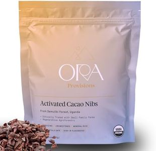 ORA Cacao Nibs, 4oz - Organic, Ethical, Regenerative, Heavy Metals Tested, Unsweetened