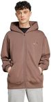 adidas Men's All SZN Fleece Full-Zip Hoodie, Earth Strata