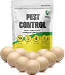GIWENW Ultrasonic Rat Repellent for Car Engines, Natural Pest Repellent Indoor & Outdoor, Get Rid of Mice, Ant, Roach, Spider & Rodent, Safe for Children and Pets - 10P