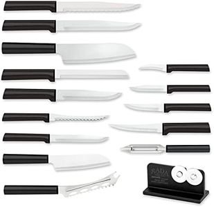 Rada Cutlery Rada Cutlery Ultimate Collection 15 Pc Gift Set with Black Handles