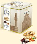 Assorted Traditional Almond Biscotti and Chocolate Biscotti in Tin - 300g