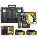 DeWalt DCH273N 18V Brushless SDS+ Rotary Hammer Drill with 2 x 4.0Ah Batteries & Charger in Case