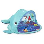 Bright Starts Explore & Go Whale Play Gym, with Detachable Toys, Blue, 0-36 months