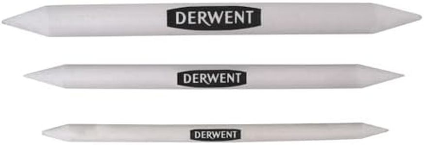 Derwent Paper Stump For Blending & Smudging, Set Of 3, Rice Paper, Professional Quality, 2300561