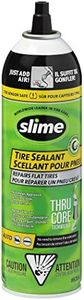 Slime 60184 Thru-Core Emergency Tire Sealant, TPMS Safe, 454g