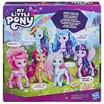 My Little Pony Dolls Pony Generations Rainbow Set with 6 Pony Figures (14 cm), Unicorn Toys for Girls and Boys