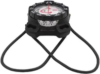 SAEKODIVE Bungee Mount Compass - Glow in The Dark, Waterproof Dive Compass - Scuba Compass, Diving Compass, Kayak Compass, Scuba Diving Accessories