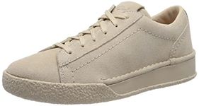 Clarks Women Craftcup Walk Sneaker, Light Sand SDE, 6 UK