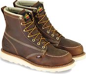 Thorogood Work Boots Mens Wedges Moc Toe 7.5 D Dirty Brown 814-4203