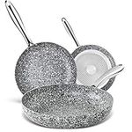 MICHELANGELO Frying Pans Set with 1