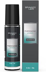 Bravado Labs Premium Unisex Pheromone Cologne - Pheromones Perfumes for Women and Men - Pheromone Perfume Oil With Light, Enduring, Classic Scent - 0.34oz (10mL)