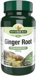 Natures Aid Ginger Root 500 mg 90 Tablets (Botanical Supplement, Providing Gingerols and Shogaols, Vegan Society Approved, Made in the UK)