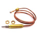 MESNI Universal Gas thermocouple 600mm Used on BBQ grill or fire pit heater M8x1 end nut and head tip