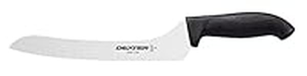 9" Scalloped Offset Sandwich Knife, Blk