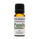 Rose Geranium Essential Oil 10ml Pure and Natural, Purely Essential