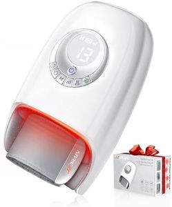 JZBRAIN Hand Massager with Heat and Compression : Hand and Wrist Massage with Palm Kneading Rollers - Gifts for Women Men - Arthritis Carpal Tunnel Fatigue Relief - FSA HSA Eligible