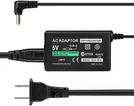 PSP Charger,TFSeven 5V 2A AC Wall Charger Compatiable for PSP Battery PSP-110 Sony Playstation 1000 1001 PSP Slim & Lite PSP-S110 2000 2001 3000 3001 Replacement AC Adapter