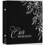 Lanpn Photo Albums 4x6 1000 Pockets Slip in, OURMEMORIES Extra Big Large Capacity Linen Hardcover Photobook Photo Book Holds 1000 Vertical horizontal Photos (Black)