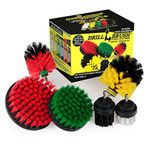 The Ultimate - Drill Brush - Cleaning Supplies - Kit - Bathroom Accessories - Shower Cleaner - Bath Mat - Kitchen Accessories - Grout Cleaner - Dish Brush - Stove - Oven - Sink - Outdoor - Scrub Brush