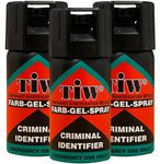 2in1 Self Defence Weapon UK Legal Spray and Criminal Identifier. 3 UNITS. UK Police used brand TiW TW1000. Taser, Mace, Pepper Spray Legal Alternative. (3 x 40 mL) FARB-GEL-SPRAY for Women and Men.