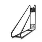 Cycle Stands India - Cycle Wall Mount Stand | Vertical Bicycle Hanger Storage System, Space Saving Bicycle Parking Stand for Home, Garage, Tight Spaces, Wall Mount Organizer (Pack of 1, Black)