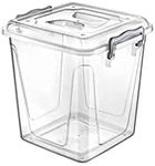 40L 20L 13L 11L 10L 8.5L 6.5L 5L 3.8L Clear Kitchen Pantry Storage Container Fridge Freezer Dishwasher Microwave Safe Food Storage Box Organizer Meal Carrier (11 Litre Pantry Box)