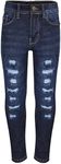 Kids Girls Skinny Jeans Denim Rippe