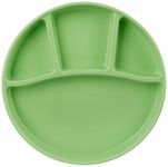 Signoraware Round Serving Thali Set, Set of 3, Parrot Green (Plastic)