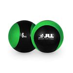 JLL® Medicine Balls 1-10kg, Heavy Duty Rubber, Colour Coded Weights - For Weight Training, Exercise, Fitness, MMA, Boxing (6)