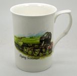 The Plate Collectors Shop Classic STEAM Trains FINE Bone China Mug ~ Flying Scotsman ~ Free UK Delivery