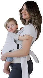 Lalabu The Simple Wrap Baby Wraps Carrier - Stylish Baby Sling Carrier for Newborns & Toddlers 13-28 lbs. Safety Tested, Easy-to-Use, Ergonomic, & Comfortable - Oat