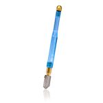 TOYO TC1S Comfort Grip Supercutter Glass Cutter | Made to Cut Glass 3/32” and ¼” Thick Supercutter | Blue - Straight Head | Contoured Acrylic Handle | Precision Honed | Made in Japan