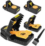 Rat Traps, 4 Pack Super Heavy Duty 