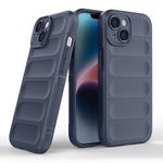 Amazon Basics Back Case Cover for iPhone 15 (Silicone_Sapphire)