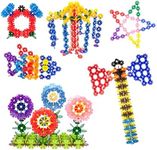 PicassoTiles Building Chips 600 Pieces Interlocking Construction Chips Creative Disc Block Toy Set STEM Learning Toys for Early Education and Child Brain Development Kids Boys Girls Age 3 and Up PTF60