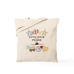 CafePress Little House On The Prairie Natural Canvas Tote Bag, Reusable Shopping Bag