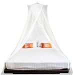 MEKKAPRO Extra-Large King Mosquito Bed Net, Made for King Queen and Twin, Two Openings Netting | Bed Canopy Curtains, White Mosquito Netting