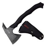 MTECH USA MT-AXE13T Axe, Stonewashed Blade, Black Handle, 14.5" Overall