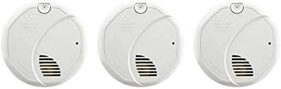 FIRST ALERT BRK 3120B-3 Hardwired Smoke Detector with Photoelectric and Ionization with Battery Backup, 3-Pack