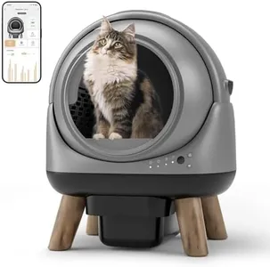 Self Cleaning Litter Box, ZHMZ G1 Automatic Cat Litter Box for Cats, 65L Robot with Large Openning/Odor-Control/Dual Safety Protection